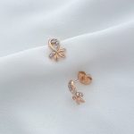 گوشواره پاپیون نگین‌دار ژوپینگ