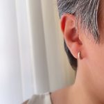 گوشواره حلقه ساده آینه ای باریک لبه گرد ژوپینگ