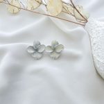گوشواره میناکاری گل یاس