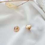 گوشواره قلب حلقه ای ژوپینگ