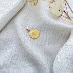 پلاک سکه الیزابت استیل بدون زنجیر
