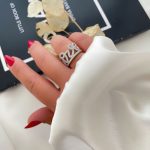 انگشتر جواهری لاو استیل