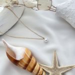 گردنبند مروارید مینیمال استیل