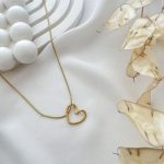 گردنبند قلب پینترستی استیل