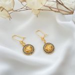 گوشواره ورساچ طرح طلا