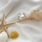 انگشتر آبکاری نقره طرح دریا