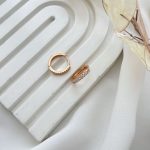 گوشواره حلقه باریک نگیندار ژوپینگ