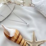 گردنبند مروارید مینیمال استیل