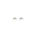 پیرسینگ گوش جواهری پرنده نگیندار استیل