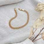 دستبند کارتیر دوبل با پهنا 4 میلیمتر ژوپینگ