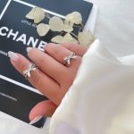 انگشتر جواهری پاپیون نگین باگت