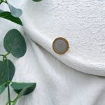 انگشتر سکه شیر و خورشید کوچک استیل