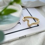 دستبند النگویی (بنگل) فشن آبکاری نقره طرح زارا 11