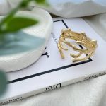 دستبند النگویی (بنگل) فشن آبکاری نقره طرح زارا 2
