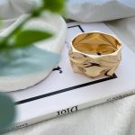 دستبند النگویی (بنگل) فشن آبکاری نقره طرح زارا 4