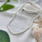 گردنبند چوکر (طوق) مروارید مینیمال