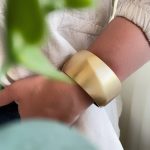 دستبند النگویی (بنگل) فشن آبکاری نقره طرح زارا 3