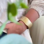 دستبند النگویی (بنگل) فشن آبکاری نقره طرح زارا 6