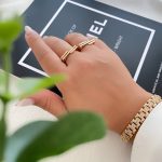 انگشتر خطی آینه ای ژوپینگ