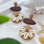 گوشواره حصیری (کنفی) طرح 11