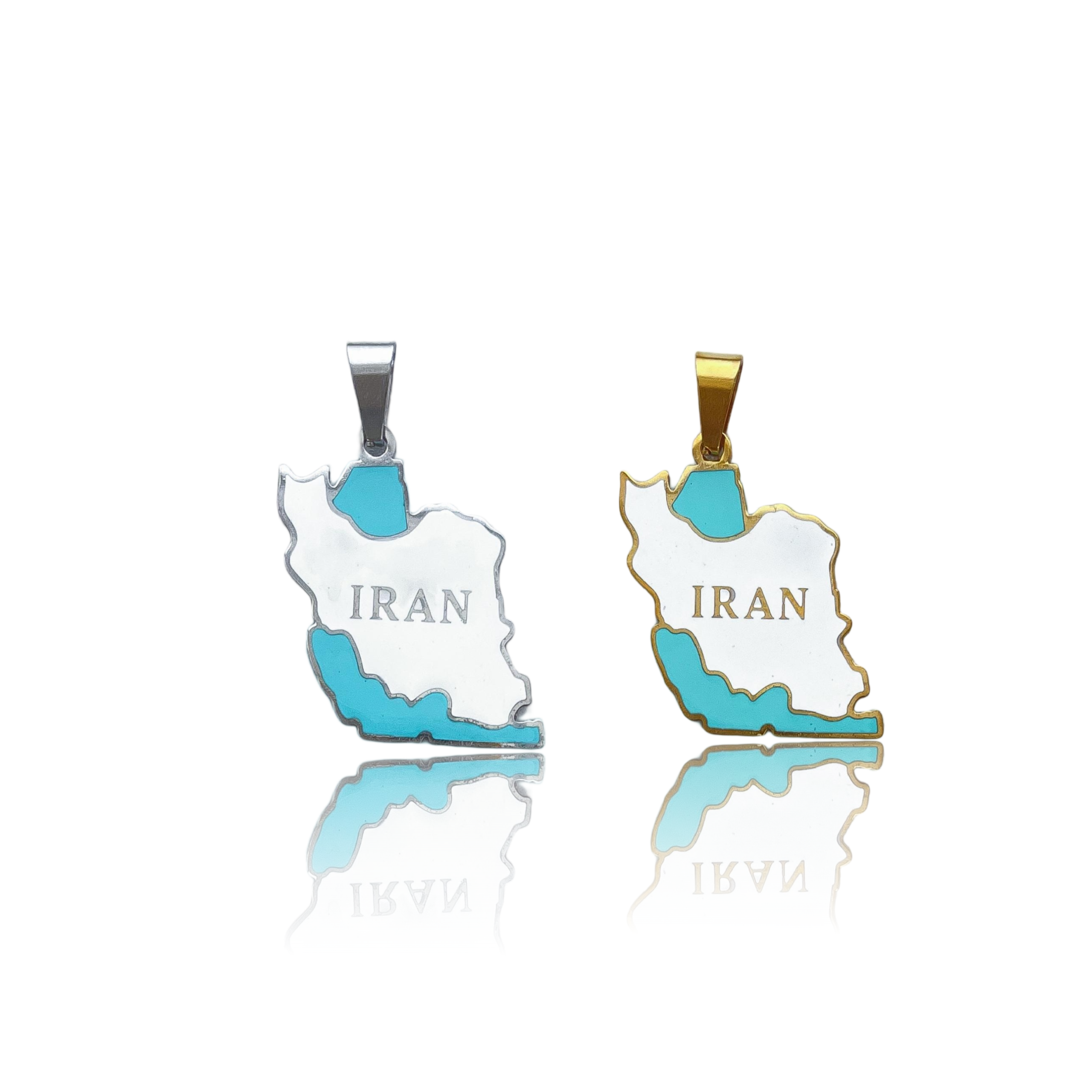 20260826155719395 پلاک ایران میناکاری استیل بدون زنجیر