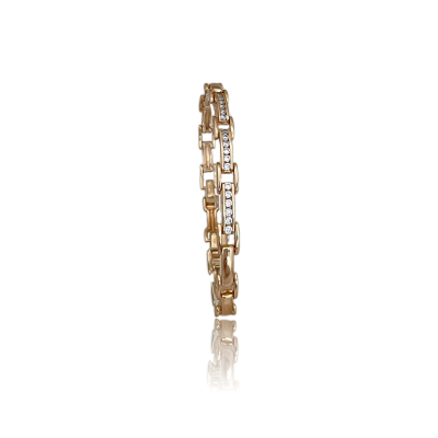 دستبند طرح رولکس باریک نگیندار ژوپینگ