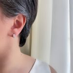 گوشواره حلقه ای تری نگین ژوپینگ