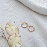 گوشواره حلقه ای دو رو نگین ژوپینگ