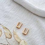 گوشواره آینه ای مربع لارج ژوپینگ
