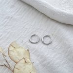 گوشواره حلقه ای تراشدار ژوپینگ