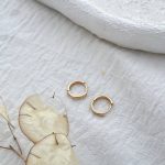 گوشواره حلقه ای تراشدار ژوپینگ