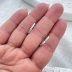 گوشواره حلقه ای تراشدار ژوپینگ