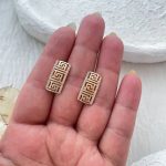 گوشواره کلیپسی ورساچ نگیندار ژوپینگ